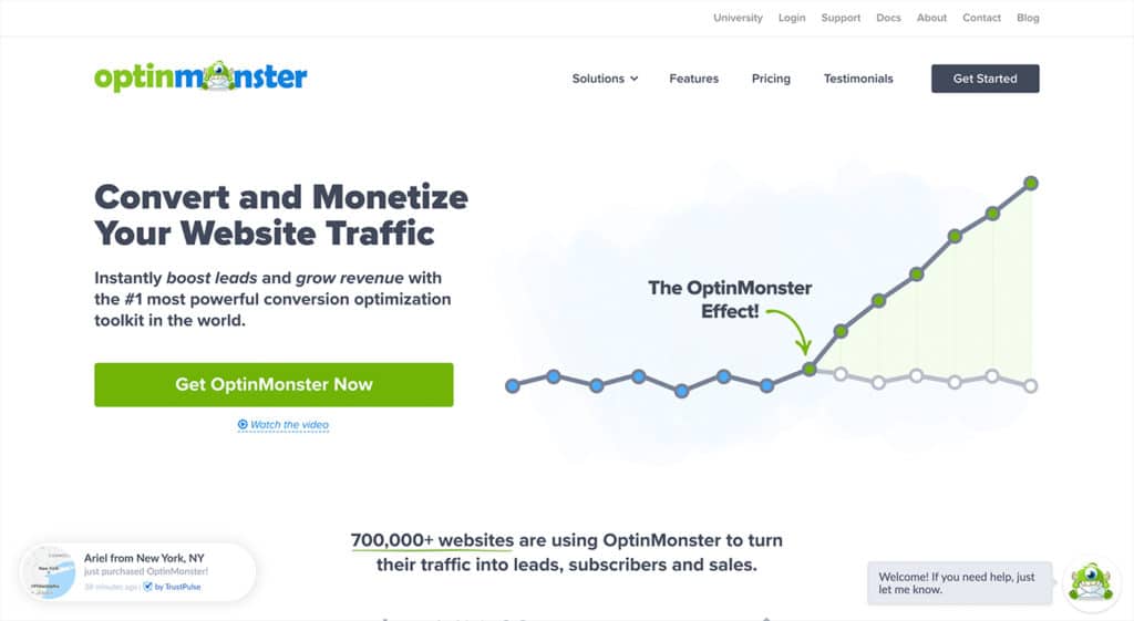 optinmonster – The Best WordPress Plugins for Business Websites in 2019
